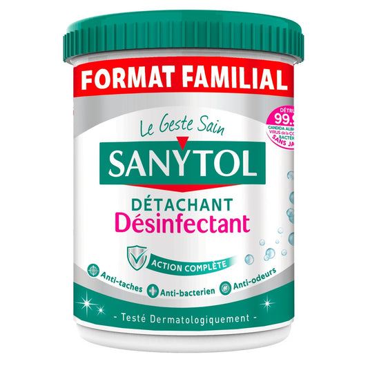 Détachant Désinfectant Poudre 1, 35 Kg Sanytol Détachant DESINFECTANT POUDRE SANYTOL
