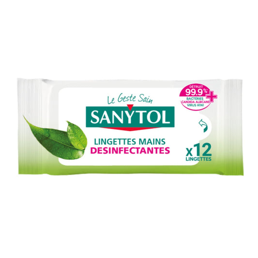 SANYTOL Green Tea Hand Disinfectant Wipes