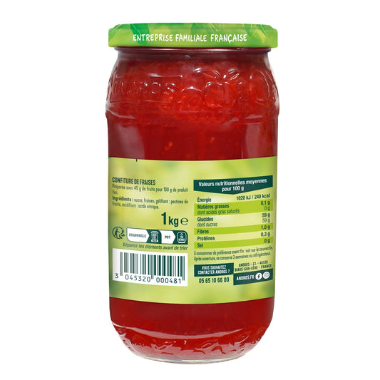 Confiture Fraise ANDROS