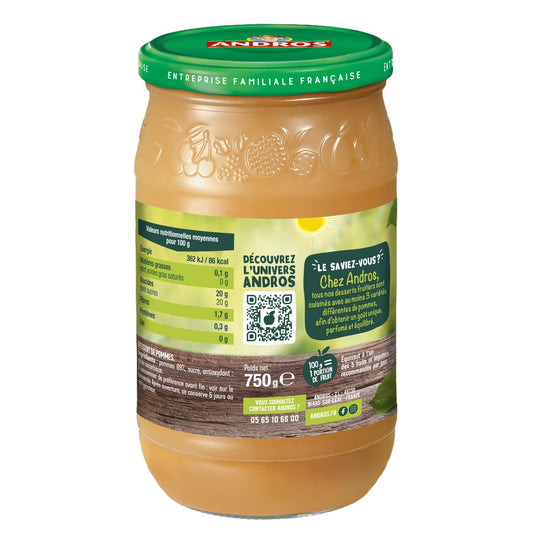 Compote Pomme Nature ANDROS