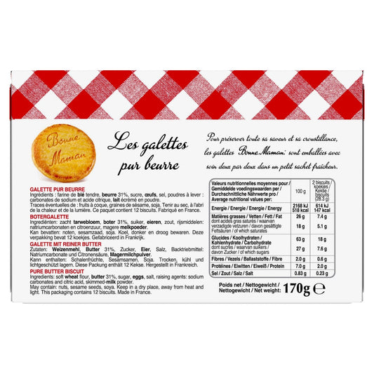 BONNE MAMAN Pure Butter Biscuits