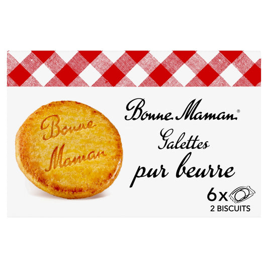 Biscuits Galettes Pur Beurre BONNE MAMAN la boîte de 12 biscuits de 170g