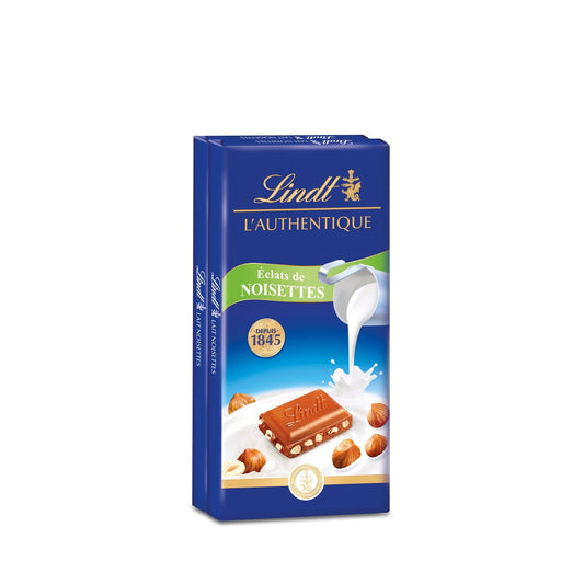 LINDT MASTER CHOCOLATE Hazelnut Milk Chocolate Bar