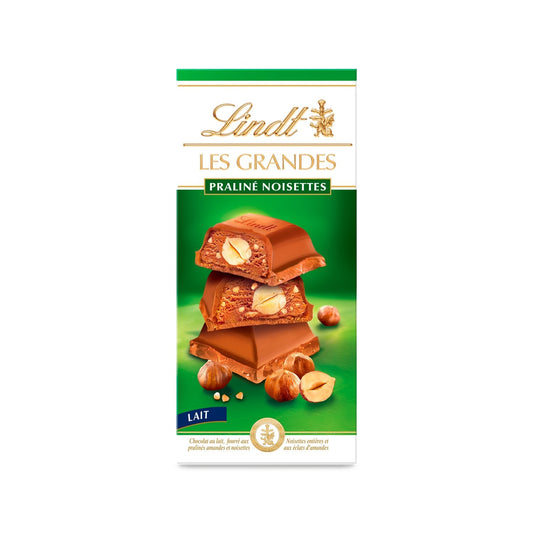 LES GRANS LINDT Hazelnut Milk Chocolate Bar