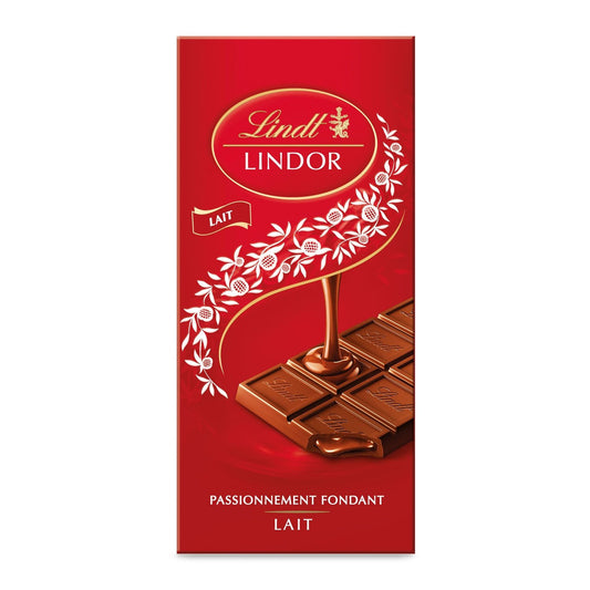Tablette de Chocolat Lait LINDT LINDOR La tablette de 150g