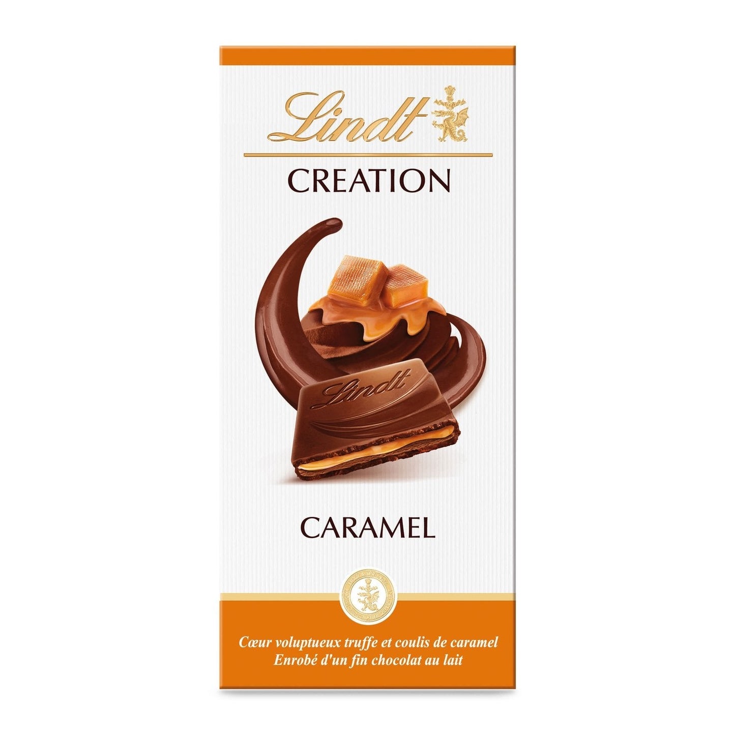 [ANTI-GASPILLAGE] Tablette de Chocolat Lait Création Caramel LINDT - Date de durabilité minimale : 30/06/2025
