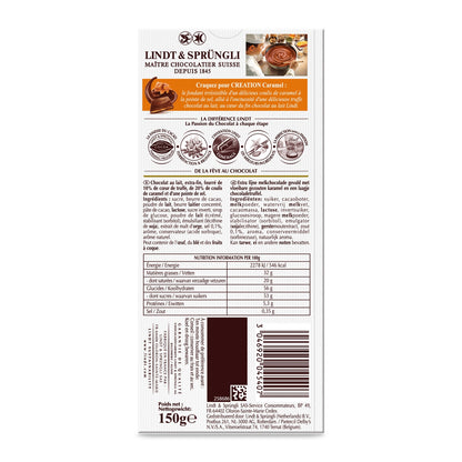LINDT Caramel Creation Milk Chocolate Bar