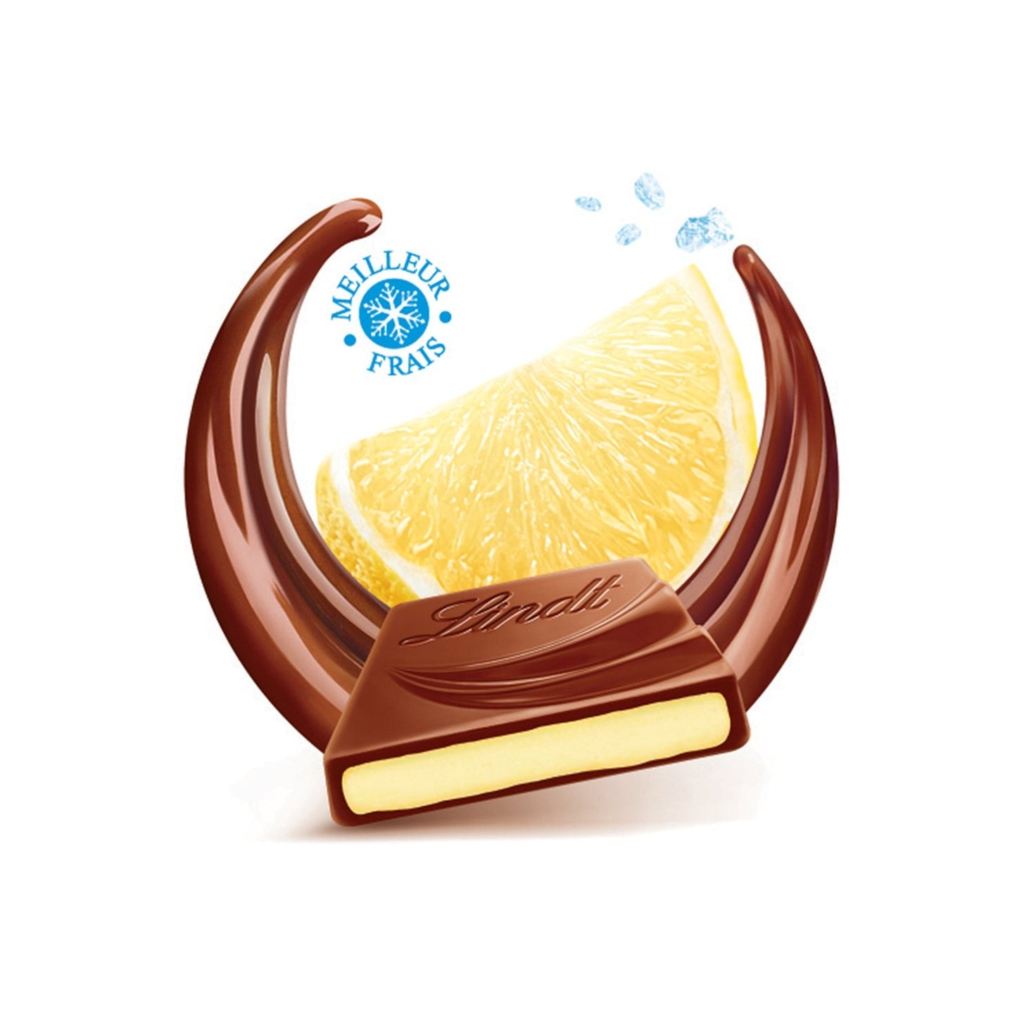 Lindt Lemon Frappé Creation Milk Chocolate Bar