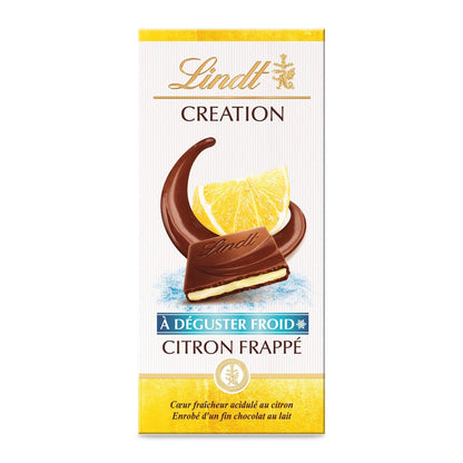 Lindt Lemon Frappé Creation Milk Chocolate Bar