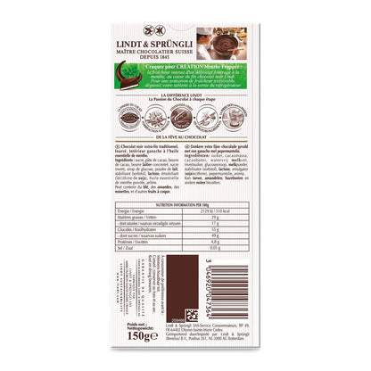 LINDT Mint Creation Dark Chocolate Bar
