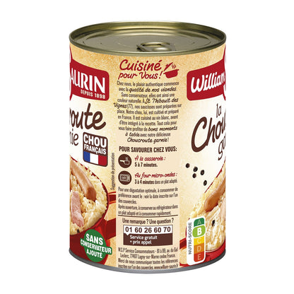 Plat Individuel Choucroute Garnie WILLIAM SAURIN