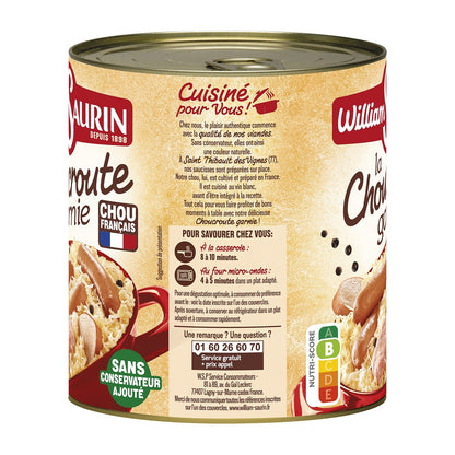 Plat Familial Choucroute Garnie WILLIAM SAURIN