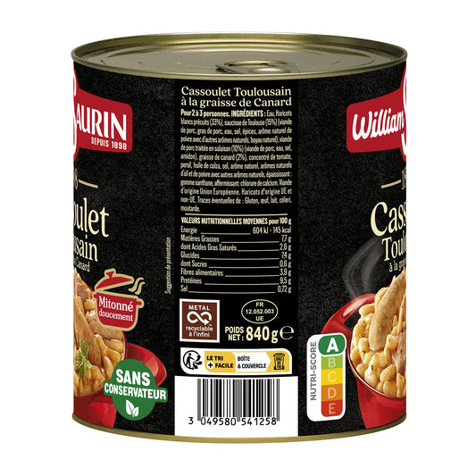 Family Dish Cassoulet Toulousain WILLIAM SAURIN