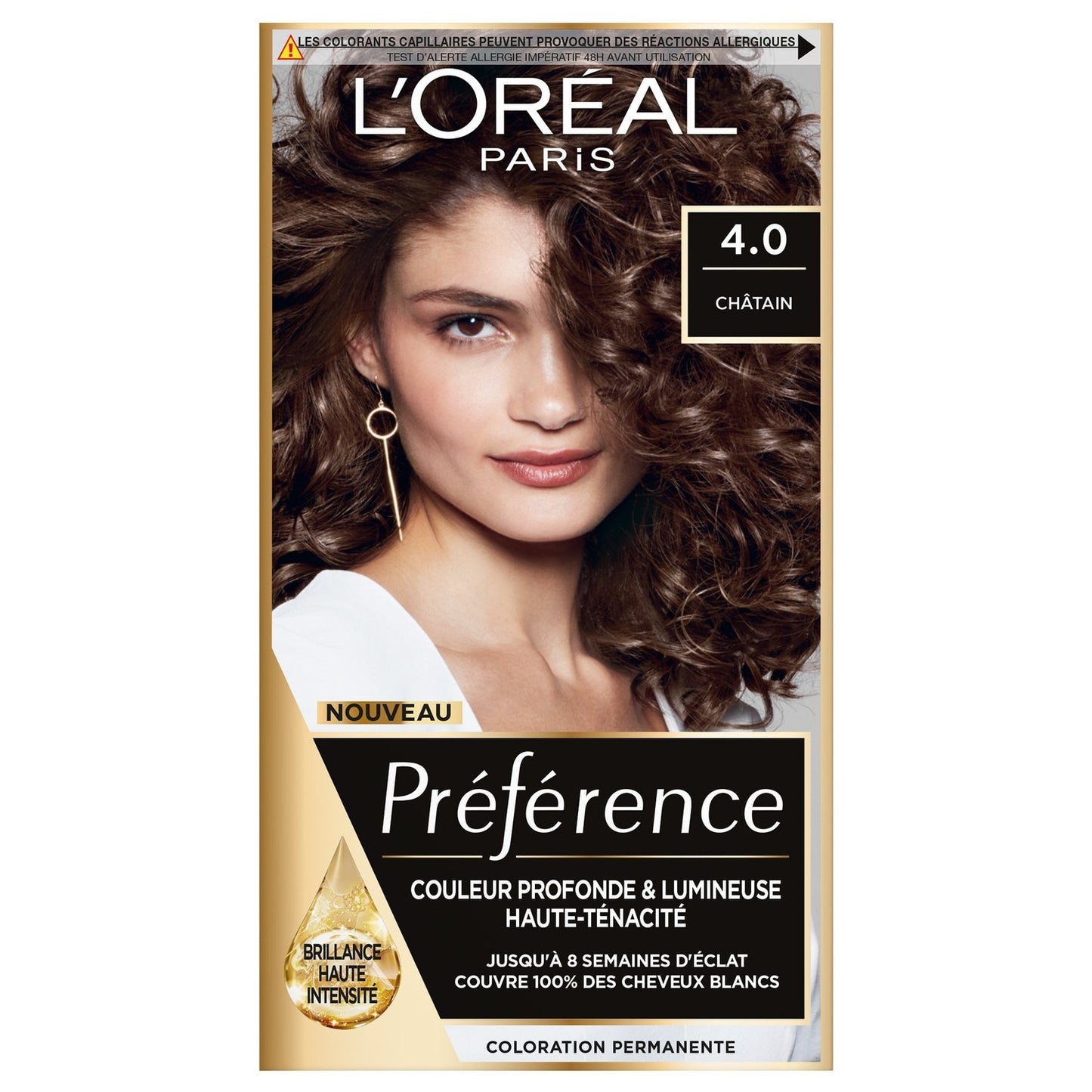 Permanent Hair Color 4.0 Tahiti Chestnut PREFERENCE