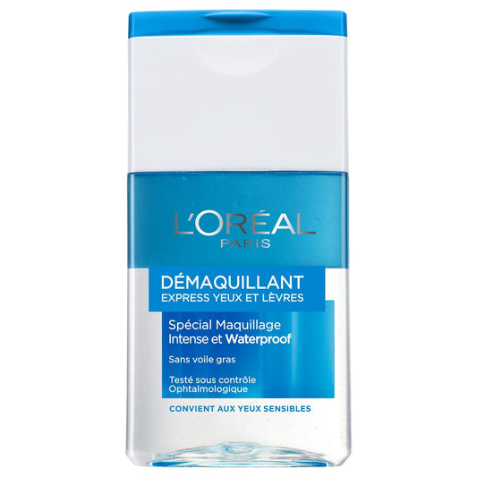 Démaquillant Express Yeux & Lèvres Waterproof L'OREAL PARIS le flacon de 125mL