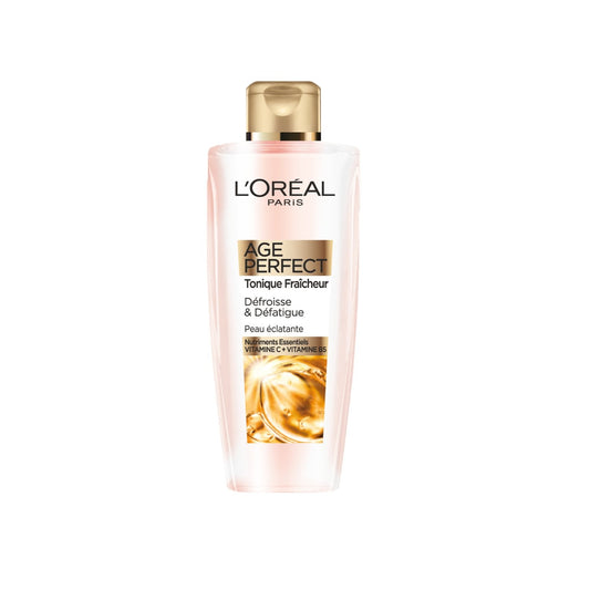 Lotion Visage Anti-Âge Tonique Fraîcheur Peaux Matures Age Perfect L'OREAL PARIS le flacon de 200mL