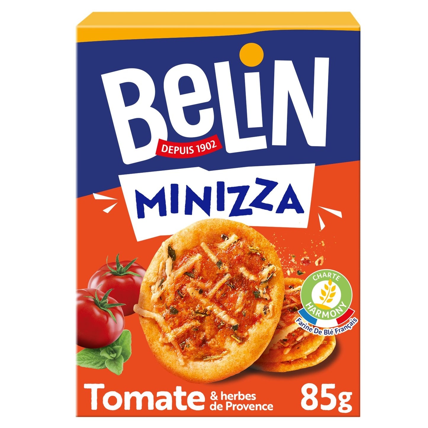 BELIN Minizza Tomato and Herbs of Provence Crackers