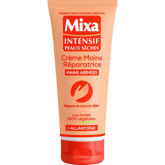 Crème Main Réparatrice Allantoine Mains Abîmées MIXA le tube de 100mL