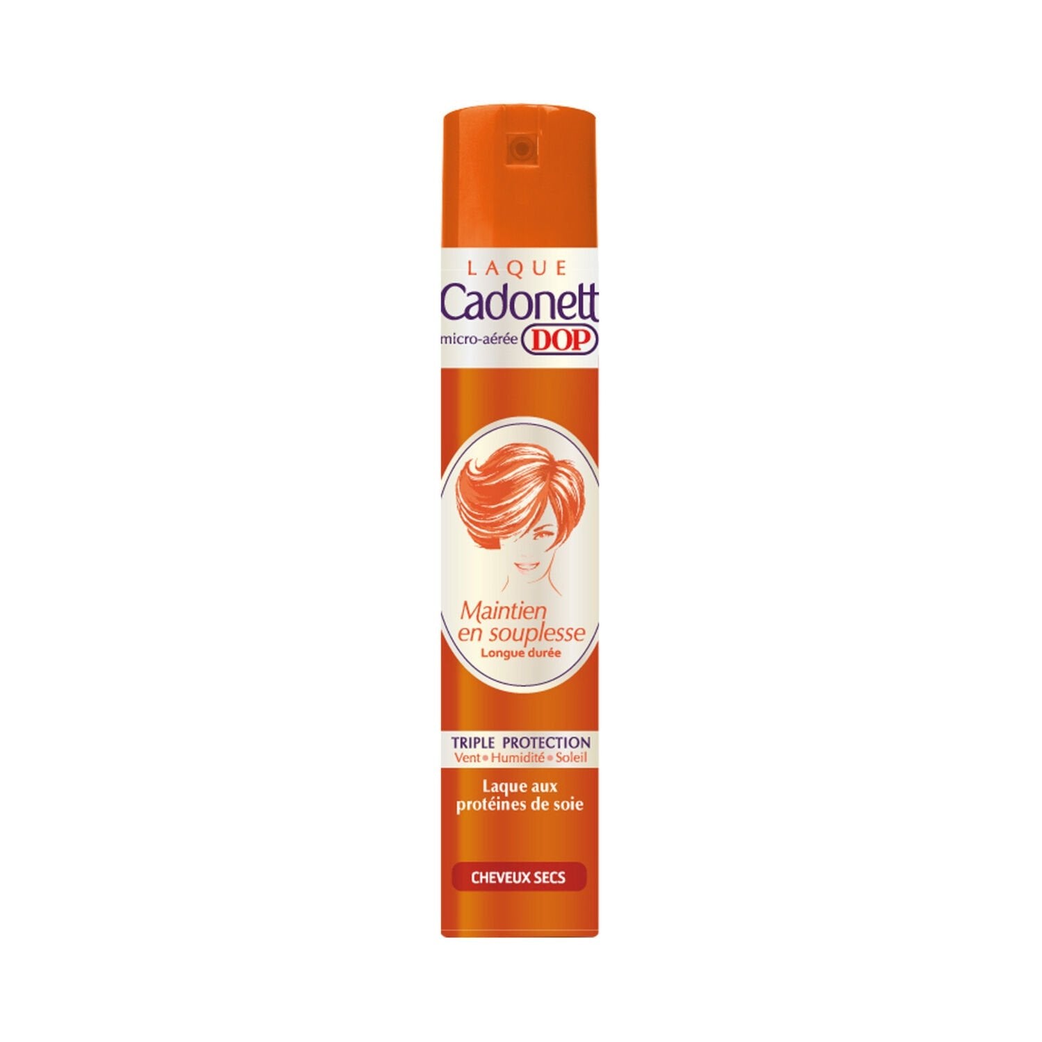 Laque Maintien Souple Cheveux Secs CADONETT le spray de 300mL