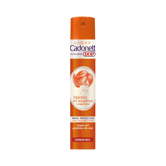 Laque Maintien Souple Cheveux Secs CADONETT le spray de 300mL