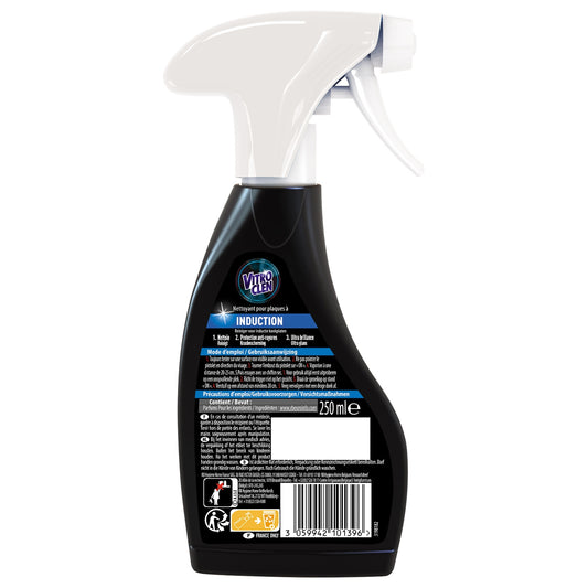 VITROCLEN Induction Hob Cleaner Spray Anti-Scratch Protection