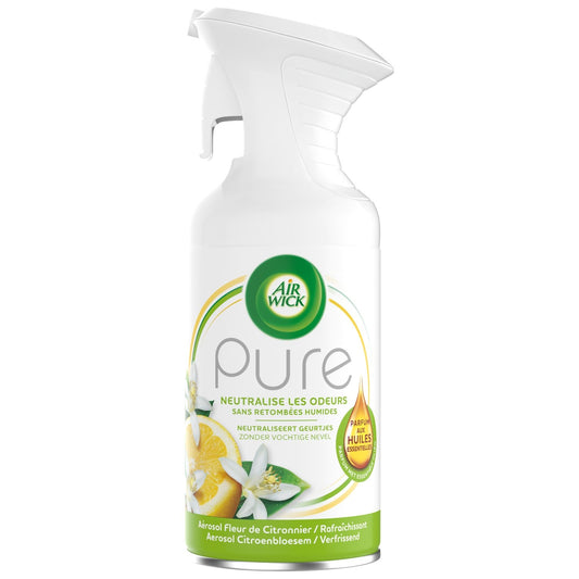 Désodorisant Spray Huiles Essentielles Rafraîchissant Pure AIR WICK le flacon de 250mL
