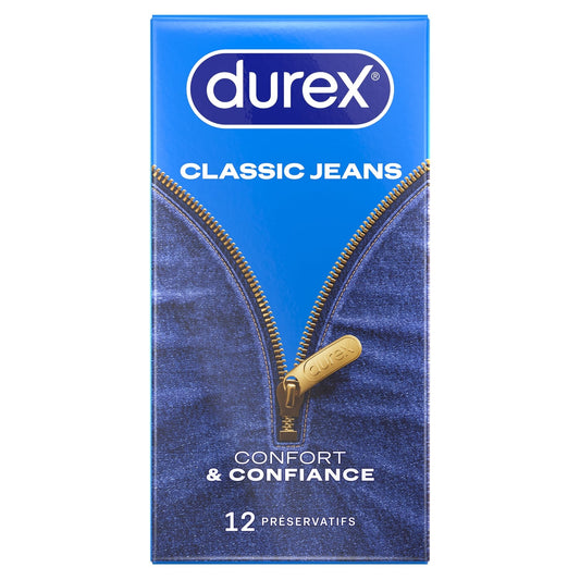 Préservatifs Classic Jeans Confort et Confiance DUREX 