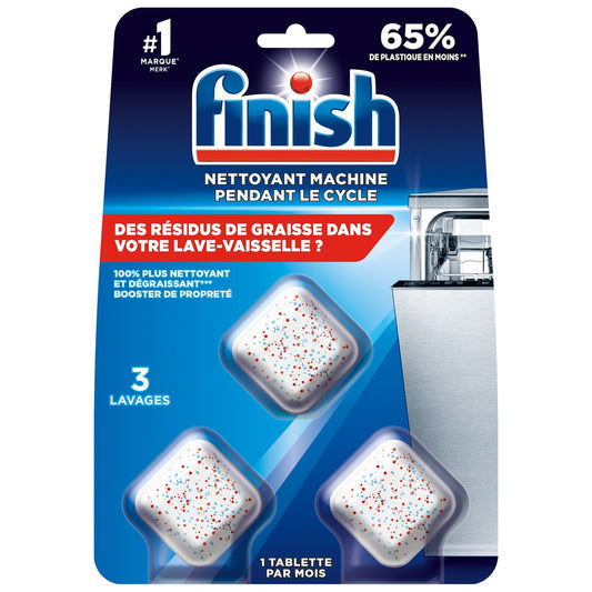 Désodorisant Lave-Vaisselle Nettoyant Machine FINISH la pack de de 3 tablettes