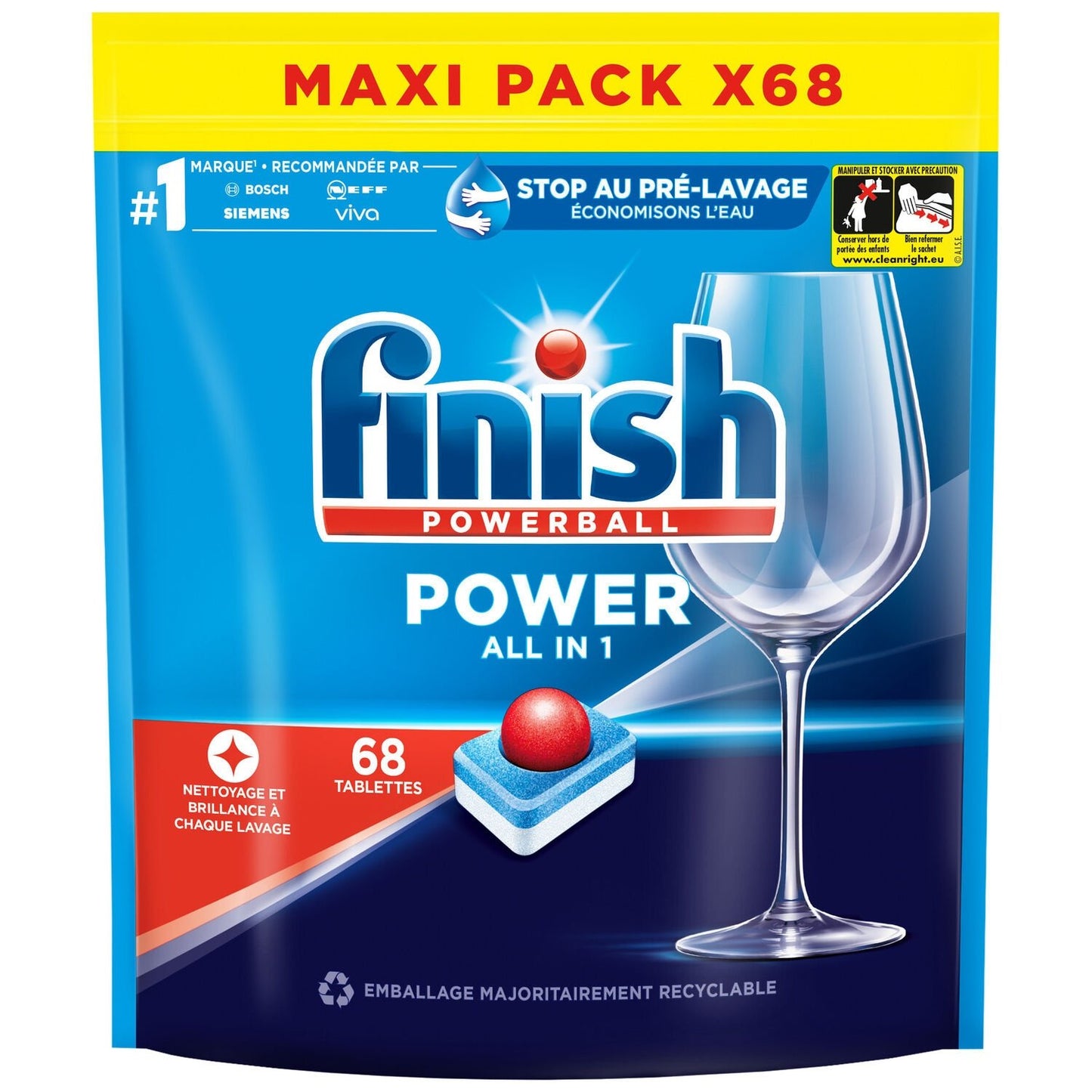 Powerball FINISH All-in-1 Dishwasher Tablet