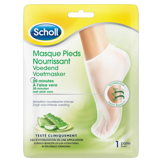 Masque Pieds Nourrissant Aloe Vera SCHOLL la paire