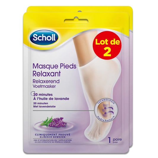 SCHOLL Relaxing Lavender Foot Mask