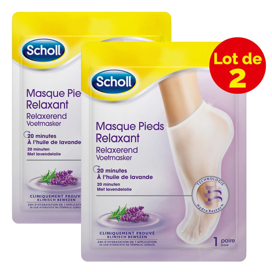 SCHOLL Relaxing Lavender Foot Mask