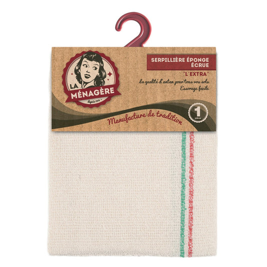 LA MENAGERE Ecru Sponge Mop 50x60 Cm