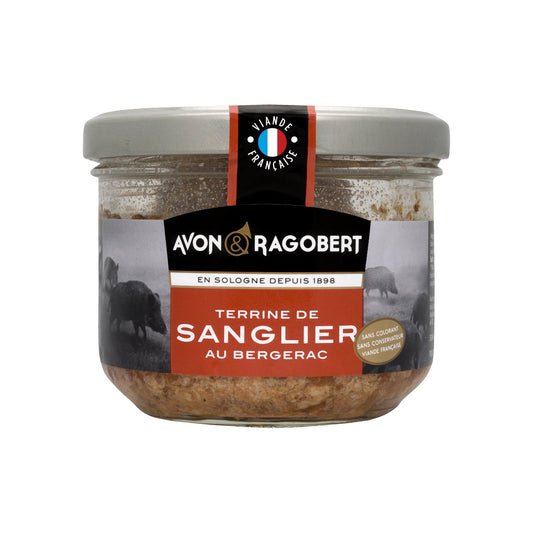 Terrine Sanglier au Bergerac Avon & RAGOBERT le pot de 180g