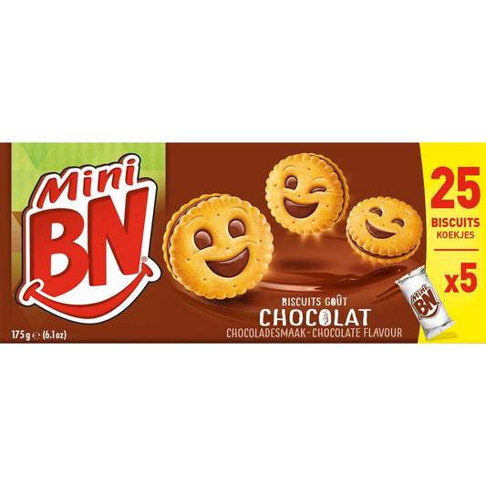 Biscuits Mini Goût Chocolat BN les 5 sachets de 35 g