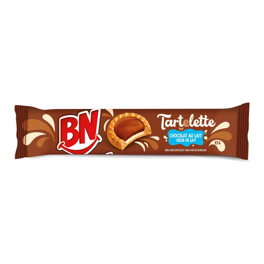 Tartelette Chocolat au Lait et Fourrée à la Crème BN le paquet de 100g