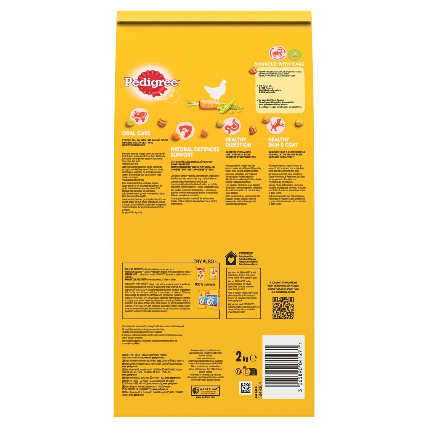 Croquettes pour Chien Adulte Mini au Poulet & aux Légumes PEDIGREE