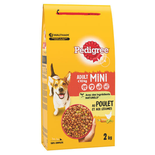 Croquettes pour Chien Adulte Mini au Poulet & aux Légumes PEDIGREE