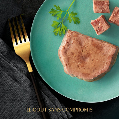 Pâtée pour Chat Adulte en Terrine Canard Poulet Boeuf Jambon Sélection du Boucher SHEBA