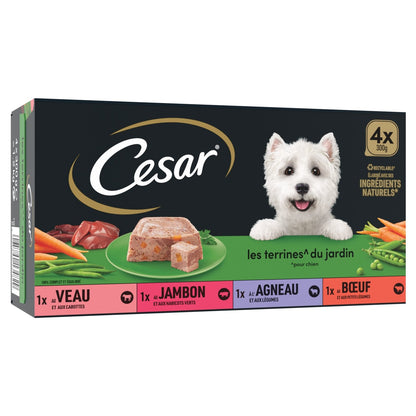 CESAR Adult Dog Food with Veal, Ham, Lamb &amp; Beef