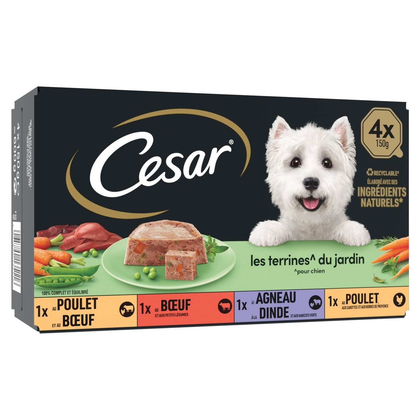 CESAR Adult Dog Food with Chicken, Beef, Turkey &amp; Lamb