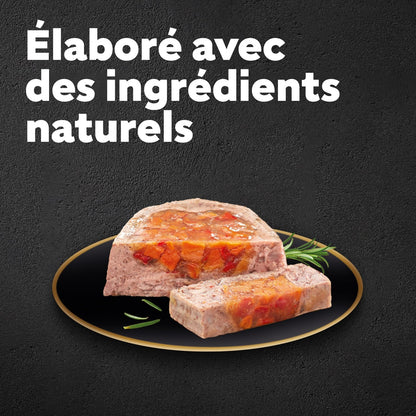 Pâtée pour Chien Adulte Terrine Poulet Boeuf Volaille Dinde Légumes les Terrines du Jardin CESAR