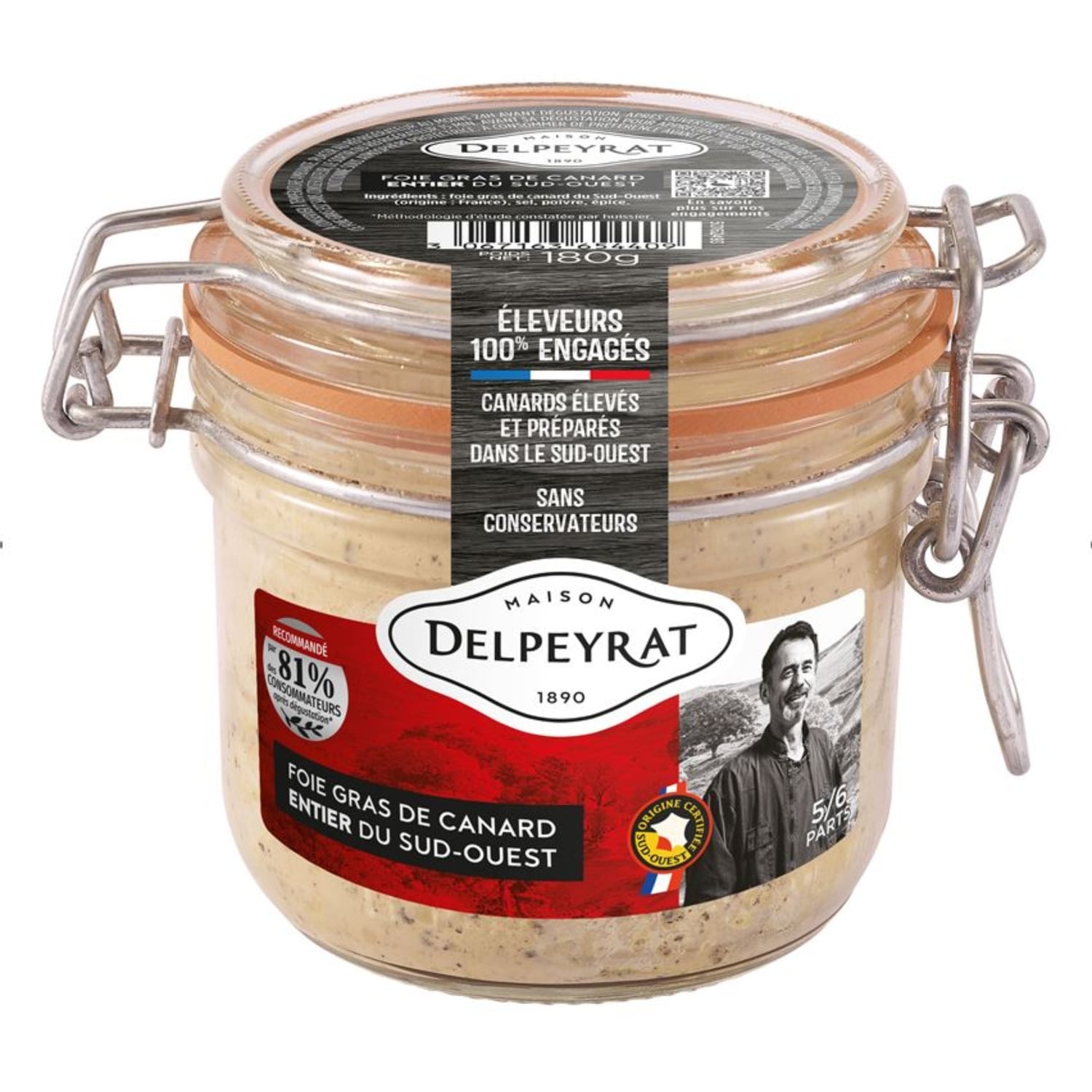 Foie Gras Entier de Canard du Sud-Ouest DELPEYRAT 