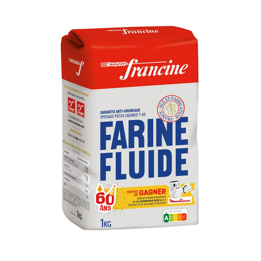Farine de Blé Anti-Grumeaux FRANCINE le paquet de 1 kg