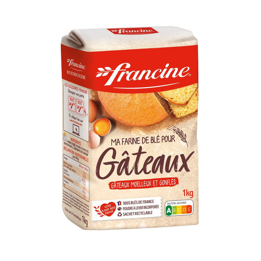 Farine de Blé pour Gâteaux FRANCINE le paquet de 1 kg