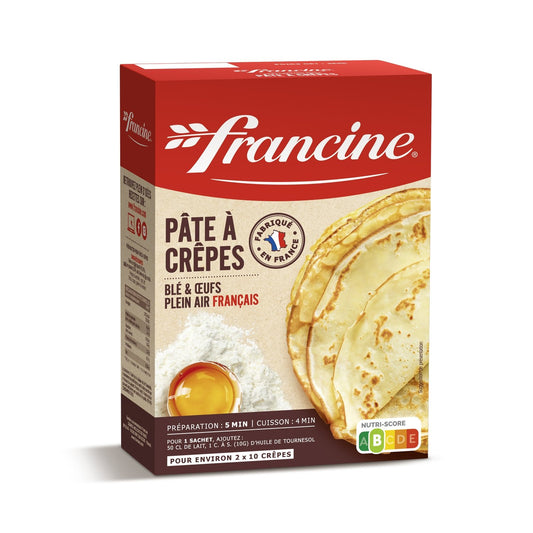 Préparation pour Crêpes FRANCINE les 2 sachets de 190 g