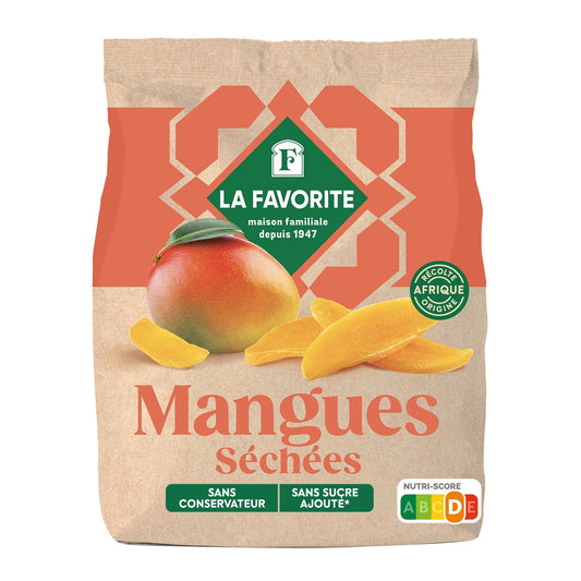 Mangue Séchées LA FAVORITE le paquet de 100g