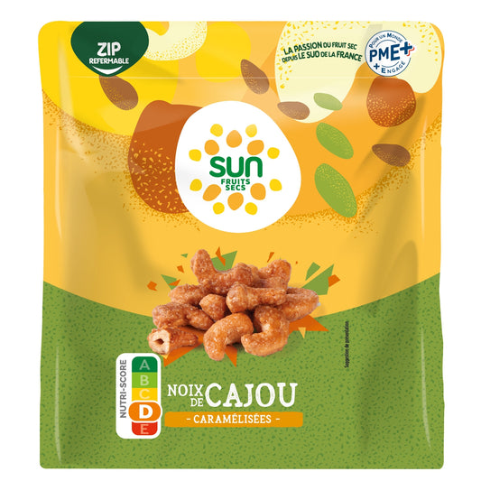 Noix de Cajou Caramlisée salées SUN 