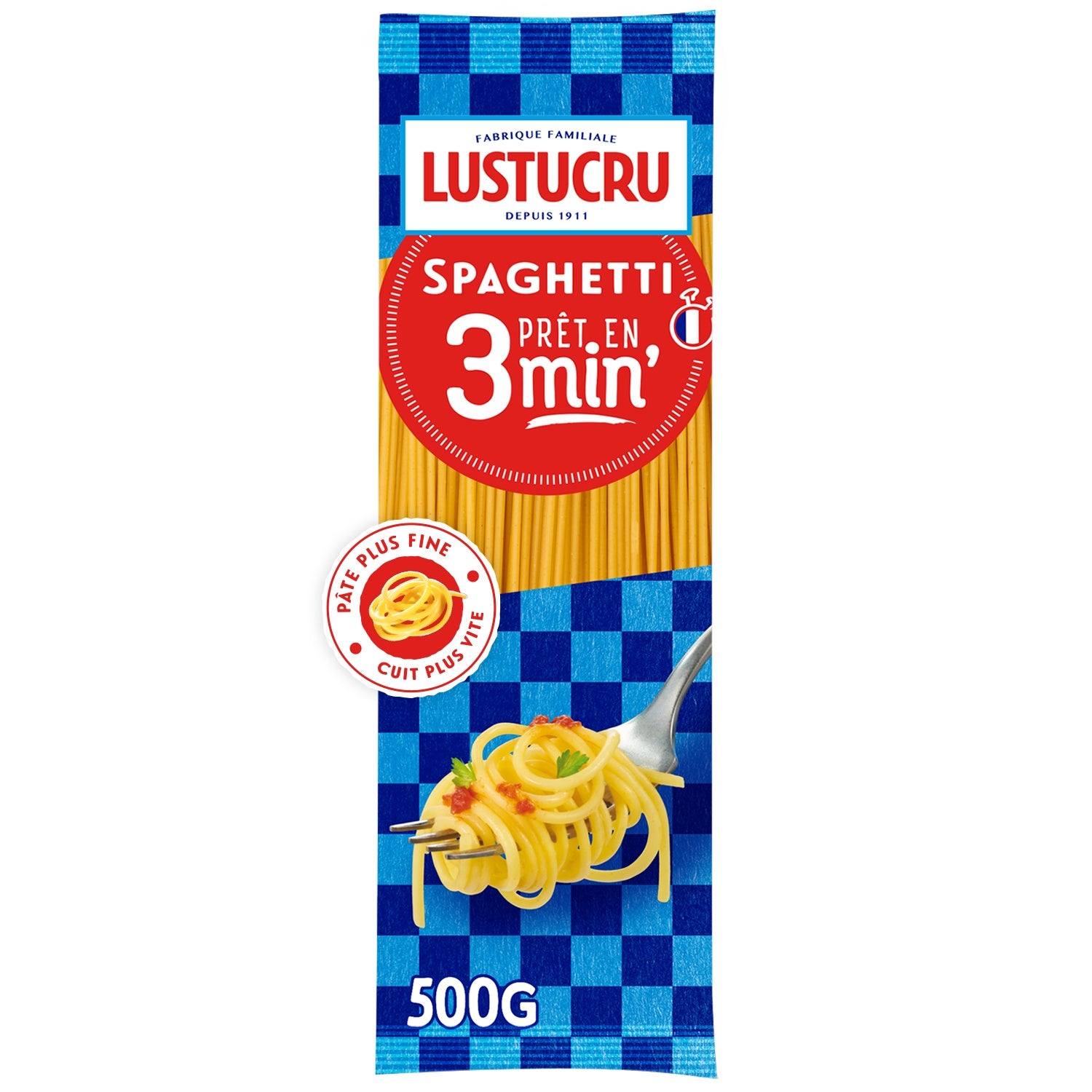 Pâtes spaghetti cuisson rapide LUSTUCRU 