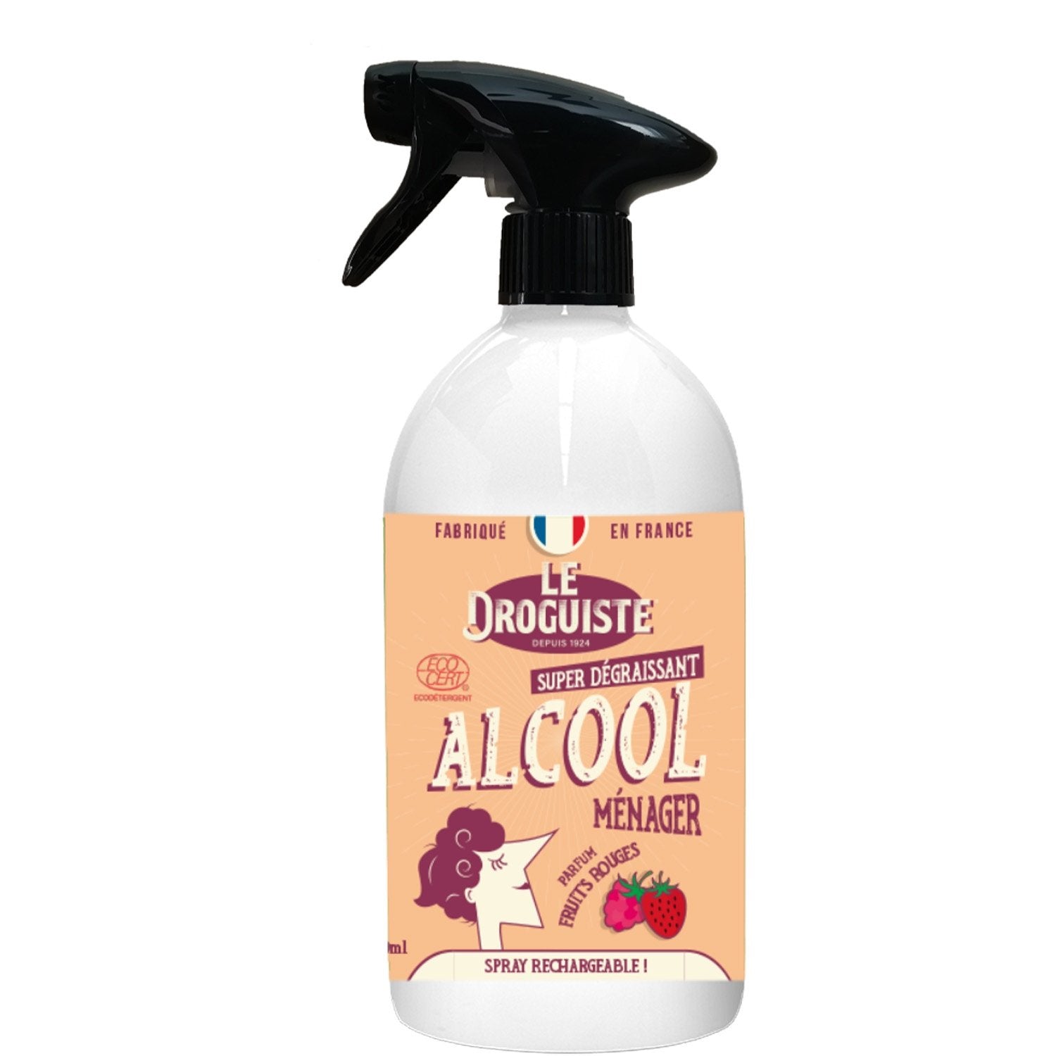 Multi-Purpose Household Cleaner with Red Fruit Alcohol LE DROGUISTE ...
